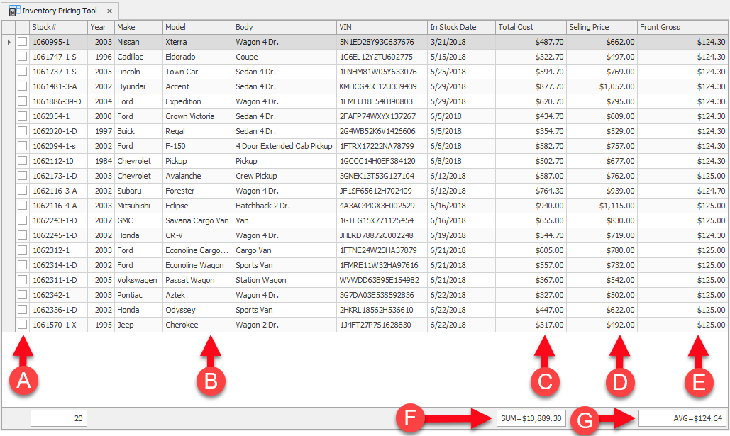 Topic Inventory Pricing Tool